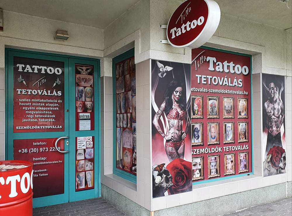 Tilla Tetováló szalon Budapest 15. kerületében található, Illyés Gyula utca